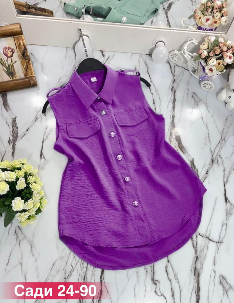 Блузка фиолетовая купить в Интернет-магазине Садовод База - цена 450 руб Садовод интернет-каталог