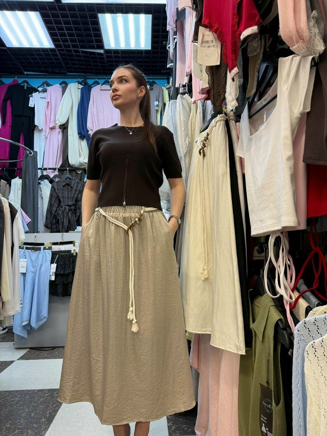 юбка молочная