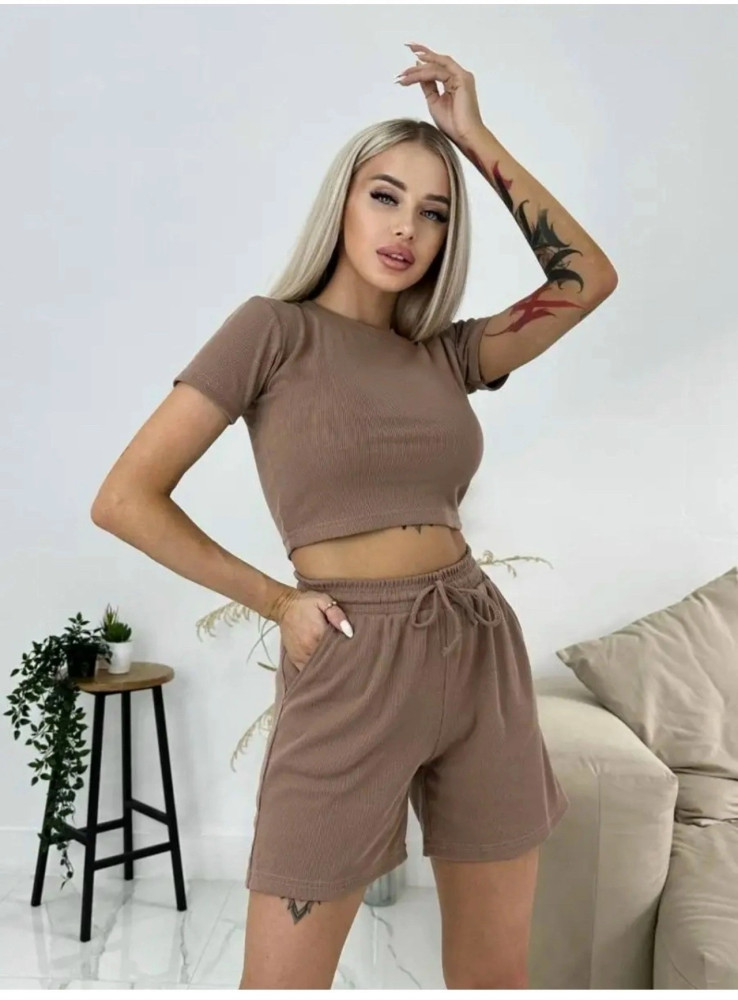 костюм с шортами купить в Интернет-магазине Садовод База - цена 450 руб Садовод интернет-каталог