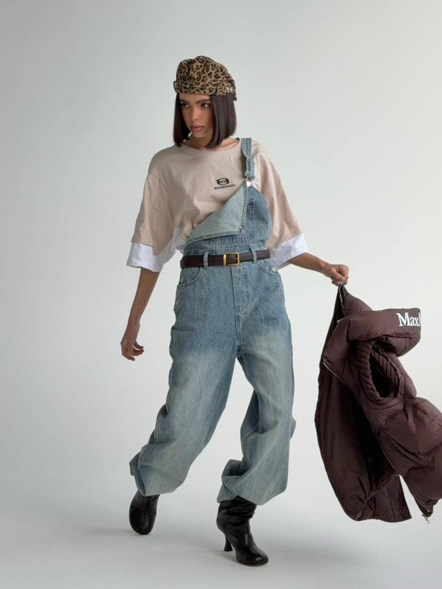 Женский комбинезон синий купить в Интернет-магазине Садовод База - цена 4300 руб Садовод интернет-каталог