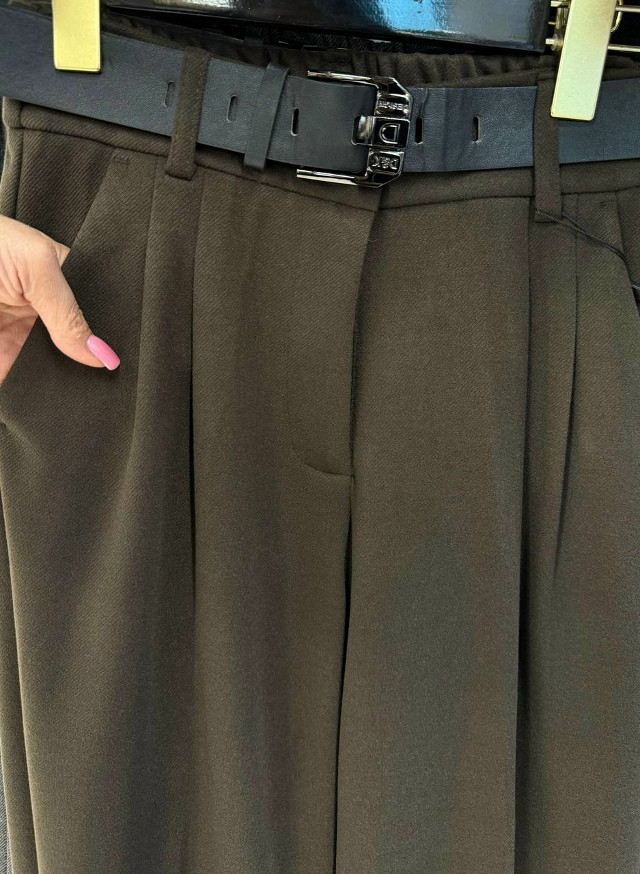 Женские брюки коричневые купить в Интернет-магазине Садовод База - цена 1400 руб Садовод интернет-каталог