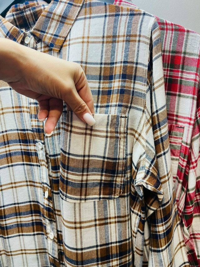 🛍▫️Стильная рубашка в клетку▫️🛍 купить в Интернет-магазине Садовод База - цена 1000 руб Садовод интернет-каталог