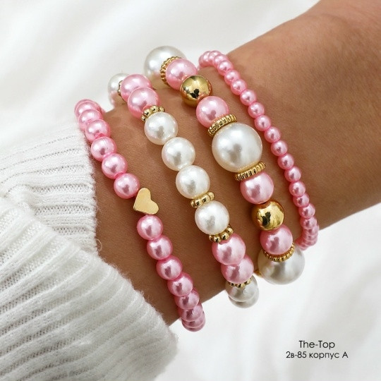 Набор жемчужных браслетов 4в1 купить в Интернет-магазине Садовод База - цена 170 руб Садовод интернет-каталог