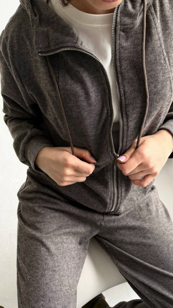 Женский костюм серый купить в Интернет-магазине Садовод База - цена 2400 руб Садовод интернет-каталог