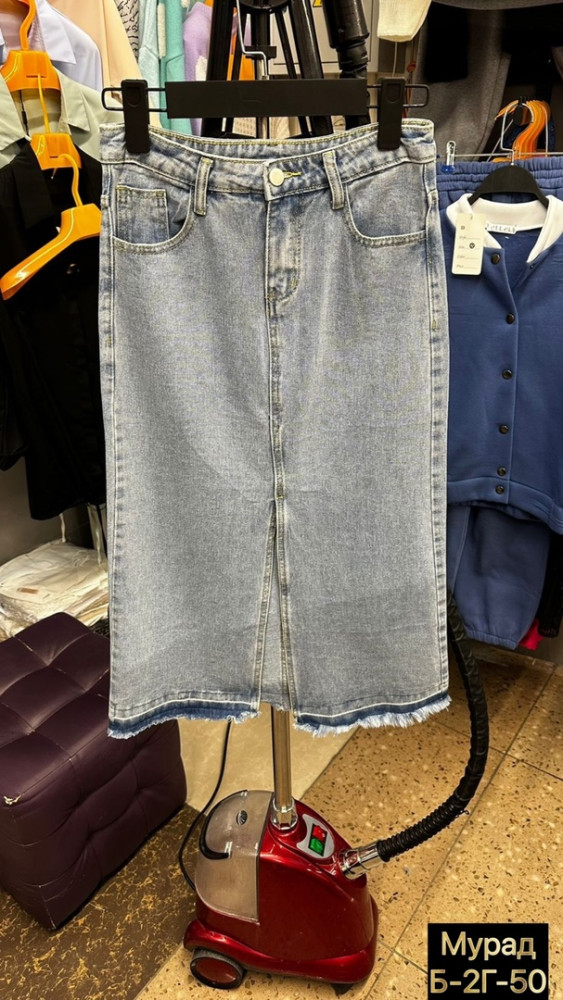Тренд сезона джинсовая юбка купить в Интернет-магазине Садовод База - цена 999 руб Садовод интернет-каталог