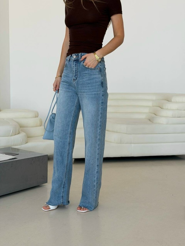 Джинсы синие купить в Интернет-магазине Садовод База - цена 2800 руб Садовод интернет-каталог