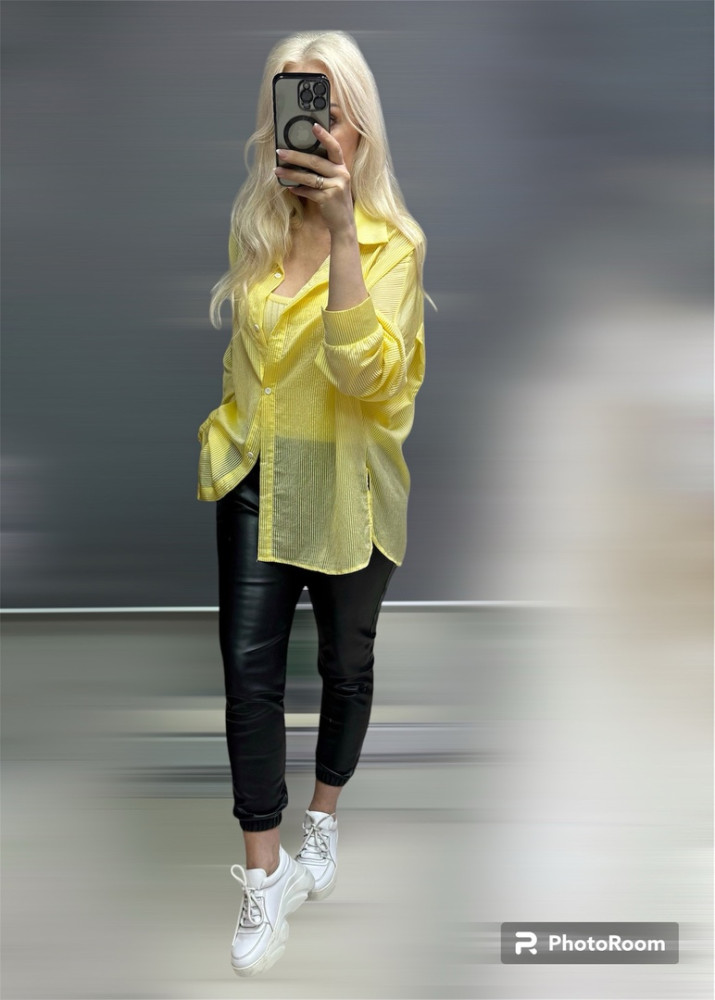 Женская рубашка желтая купить в Интернет-магазине Садовод База - цена 1100 руб Садовод интернет-каталог