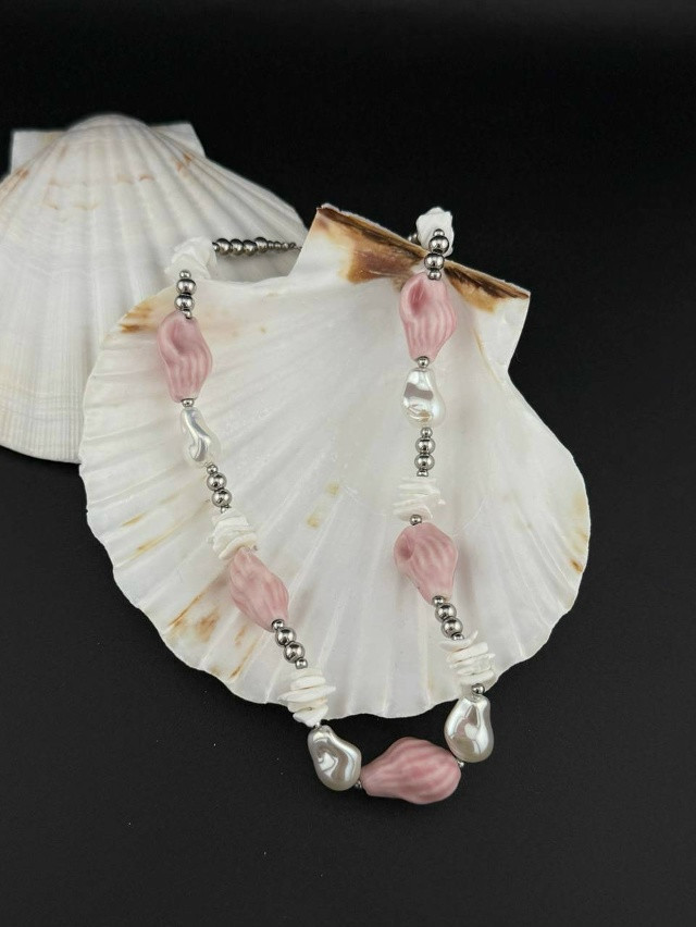 🐚 Колье-чокер «Моана» купить в Интернет-магазине Садовод База - цена 450 руб Садовод интернет-каталог