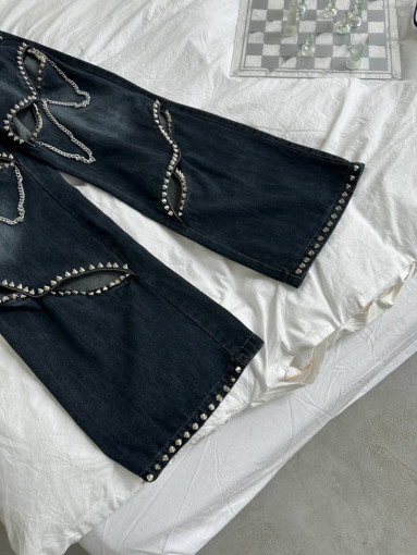 ⚜️ Эффектные декорированные  джинсы Balenciaga САДОВОД официальный интернет-каталог