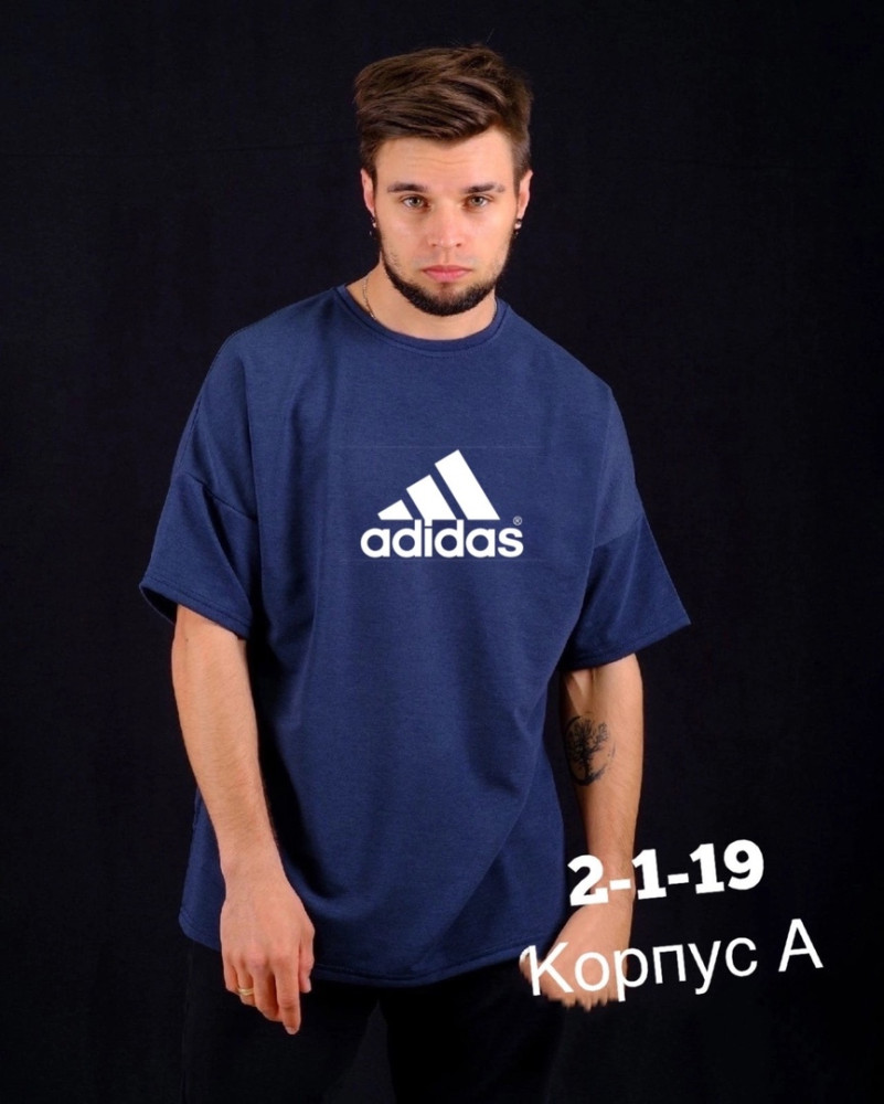 Мужская футболка синяя купить в Интернет-магазине Садовод База - цена 500 руб Садовод интернет-каталог