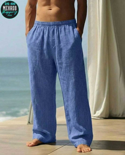 Летние мужские брюки на резинке - стиль, комфорт и свобода движений САДОВОД официальный интернет-каталог