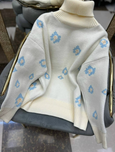 #Свитер-туника с высоким горлом изготовлен из мягкой и приятной на ощупь пряжи, которая обеспечивает тепло САДОВОД официальный интернет-каталог