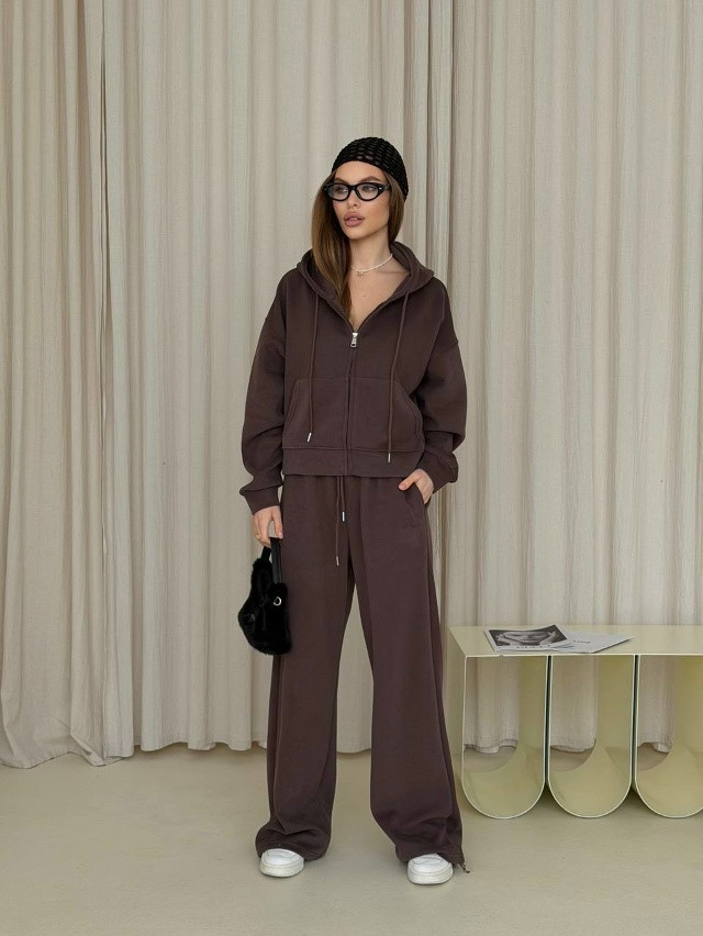 Женский костюм коричневый купить в Интернет-магазине Садовод База - цена 2900 руб Садовод интернет-каталог