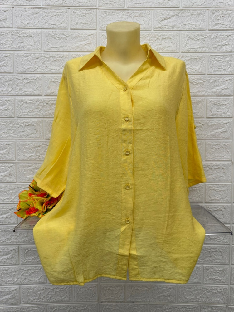 Женская рубашка желтая купить в Интернет-магазине Садовод База - цена 800 руб Садовод интернет-каталог