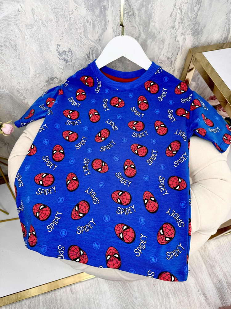 Детская футболка синяя купить в Интернет-магазине Садовод База - цена 550 руб Садовод интернет-каталог