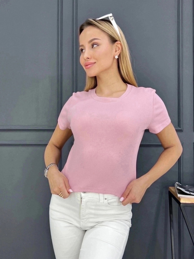 Женская футболка розовая купить в Интернет-магазине Садовод База - цена 450 руб Садовод интернет-каталог