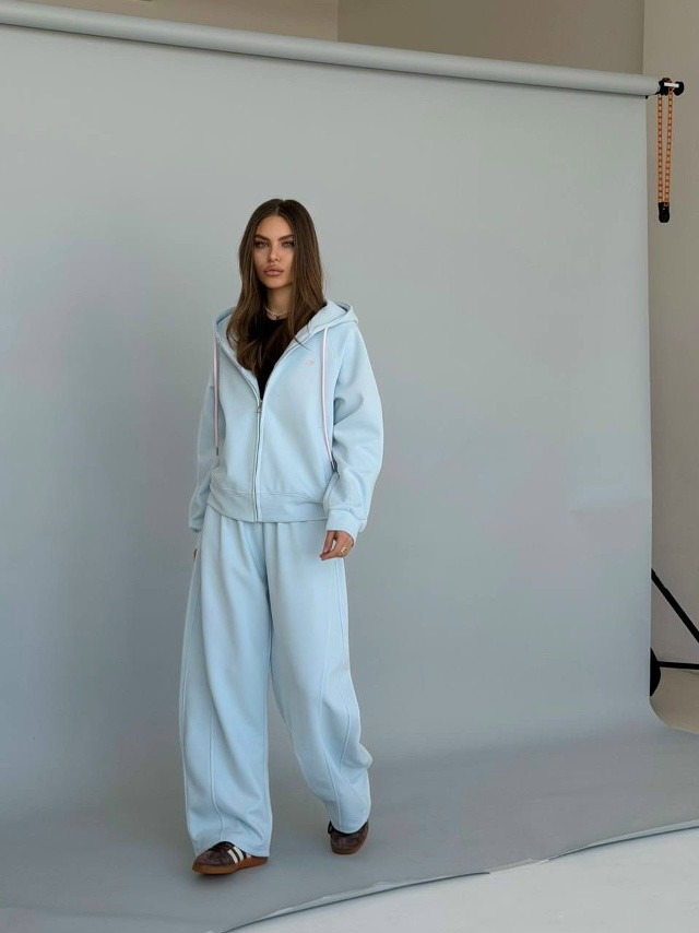 Спортивный женский костюм голубой купить в Интернет-магазине Садовод База - цена 2900 руб Садовод интернет-каталог