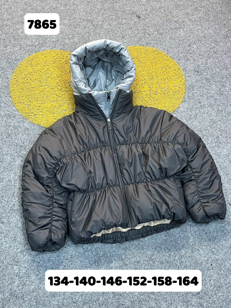 Куртка детская темно-серая