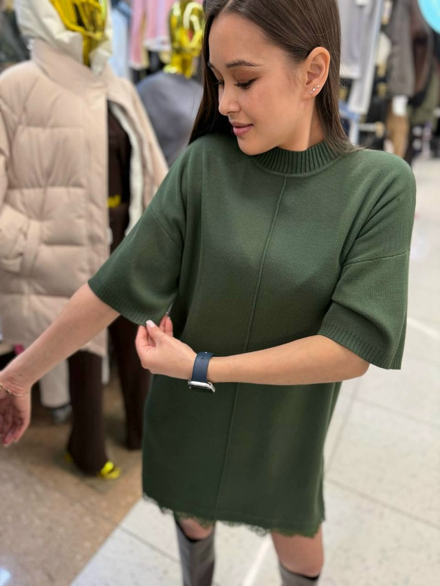 Платье зеленое купить в Интернет-магазине Садовод База - цена 1500 руб Садовод интернет-каталог