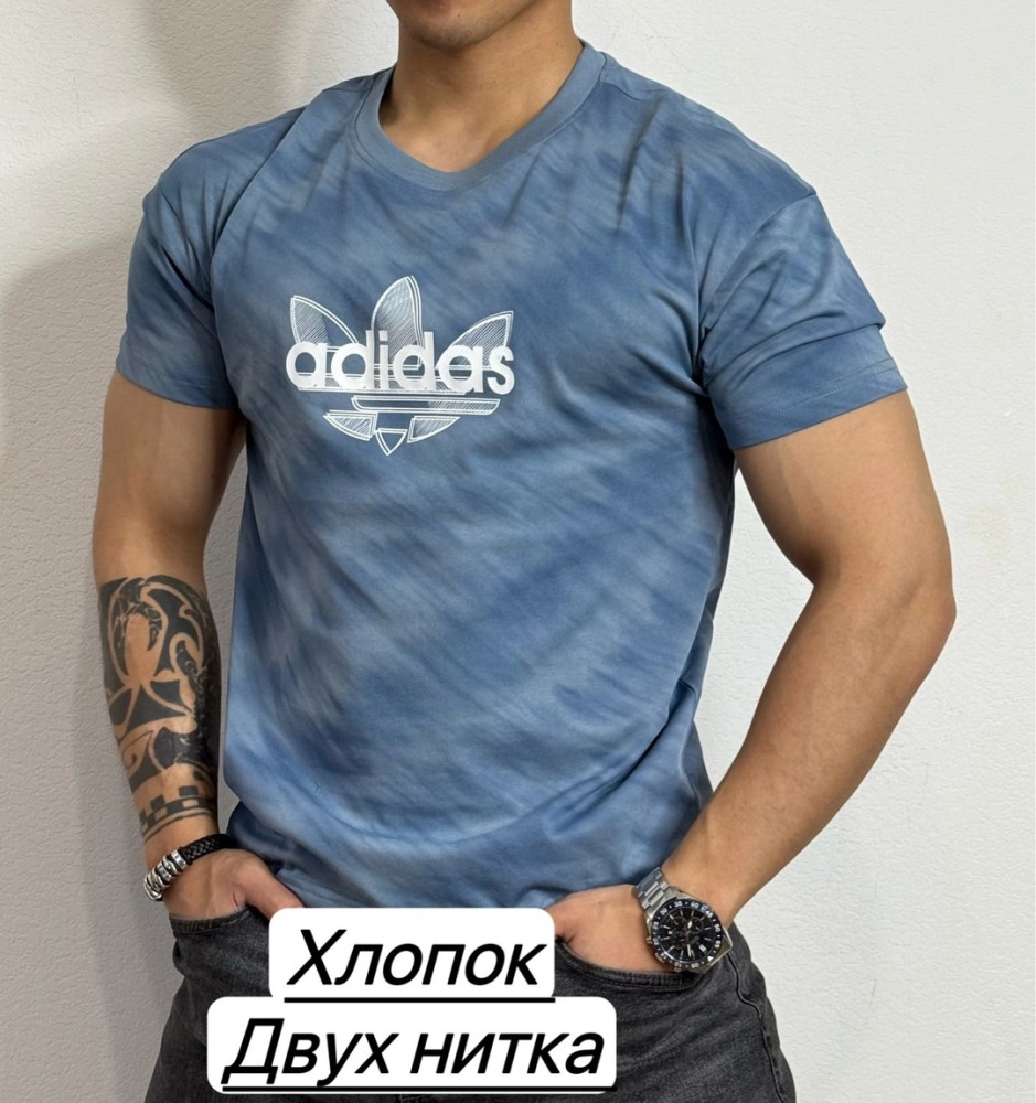 Мужская футболка синяя купить в Интернет-магазине Садовод База - цена 600 руб Садовод интернет-каталог