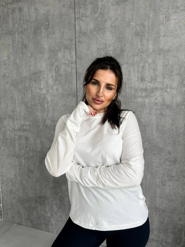 Лонгслив белый купить в Интернет-магазине Садовод База - цена 1300 руб Садовод интернет-каталог