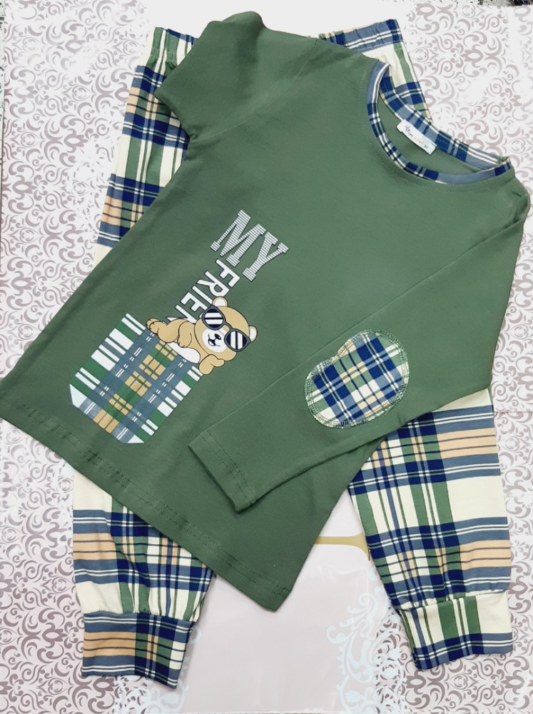 Пижама зеленая купить в Интернет-магазине Садовод База - цена 900 руб Садовод интернет-каталог