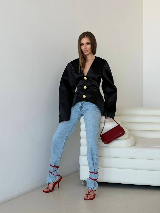 Женский пиджак черный купить в Интернет-магазине Садовод База - цена 2100 руб Садовод интернет-каталог