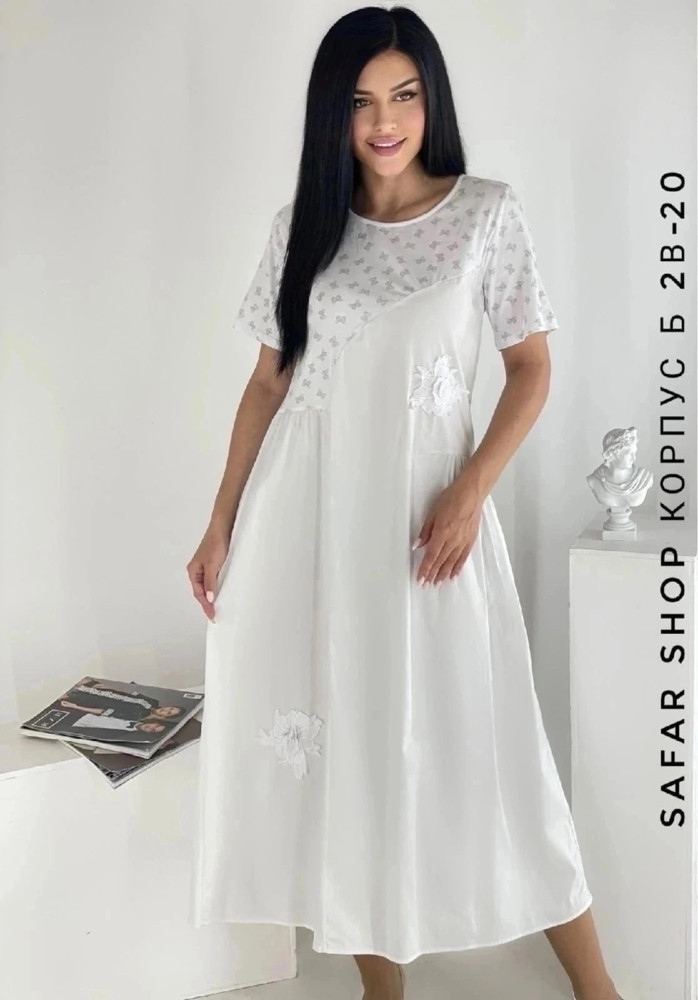 Легкое,  красивое платье, свободного фасона купить в Интернет-магазине Садовод База - цена 750 руб Садовод интернет-каталог