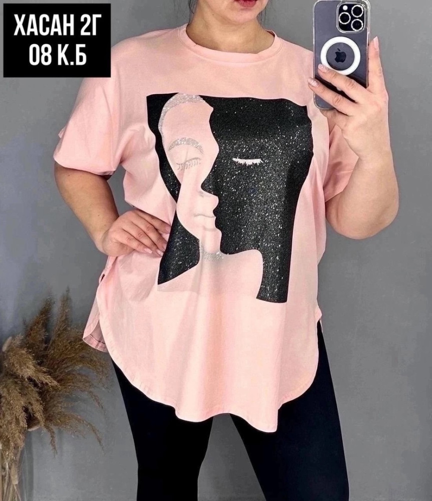 Женская футболка розовая купить в Интернет-магазине Садовод База - цена 850 руб Садовод интернет-каталог