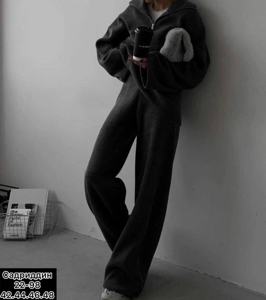 Женский костюм черный купить в Интернет-магазине Садовод База - цена 1200 руб Садовод интернет-каталог