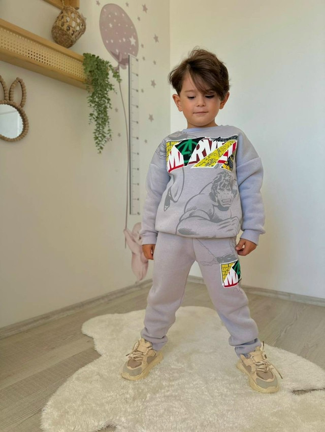 Детский костюм серый купить в Интернет-магазине Садовод База - цена 1199 руб Садовод интернет-каталог