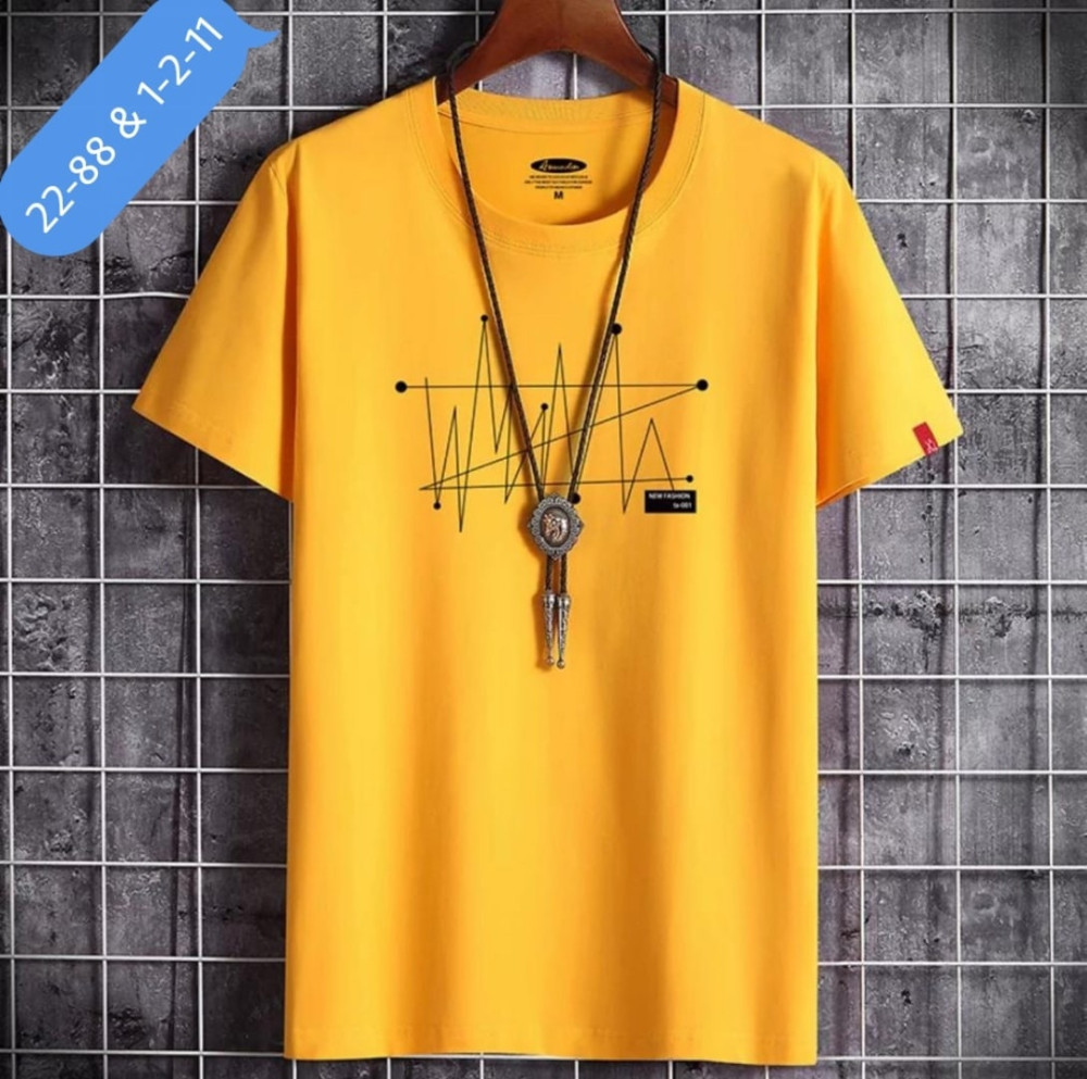 Мужская футболка желтая купить в Интернет-магазине Садовод База - цена 250 руб Садовод интернет-каталог