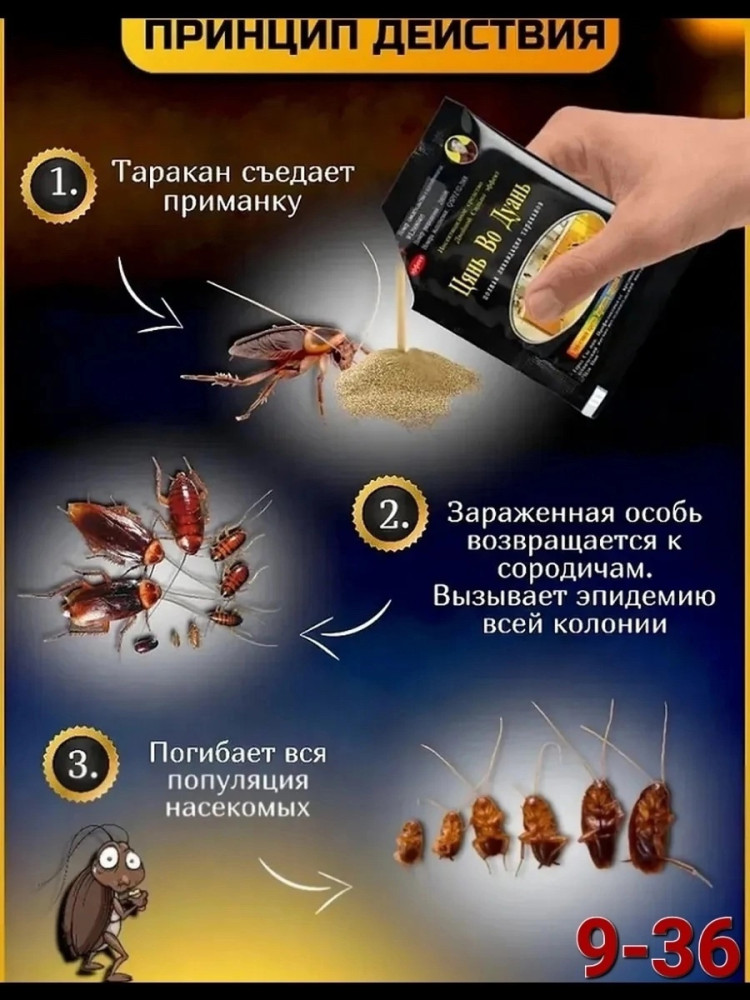 Средство от тараканов купить в Интернет-магазине Садовод База - цена 100 руб Садовод интернет-каталог