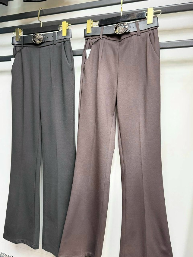 Женские брюки коричневые купить в Интернет-магазине Садовод База - цена 1400 руб Садовод интернет-каталог