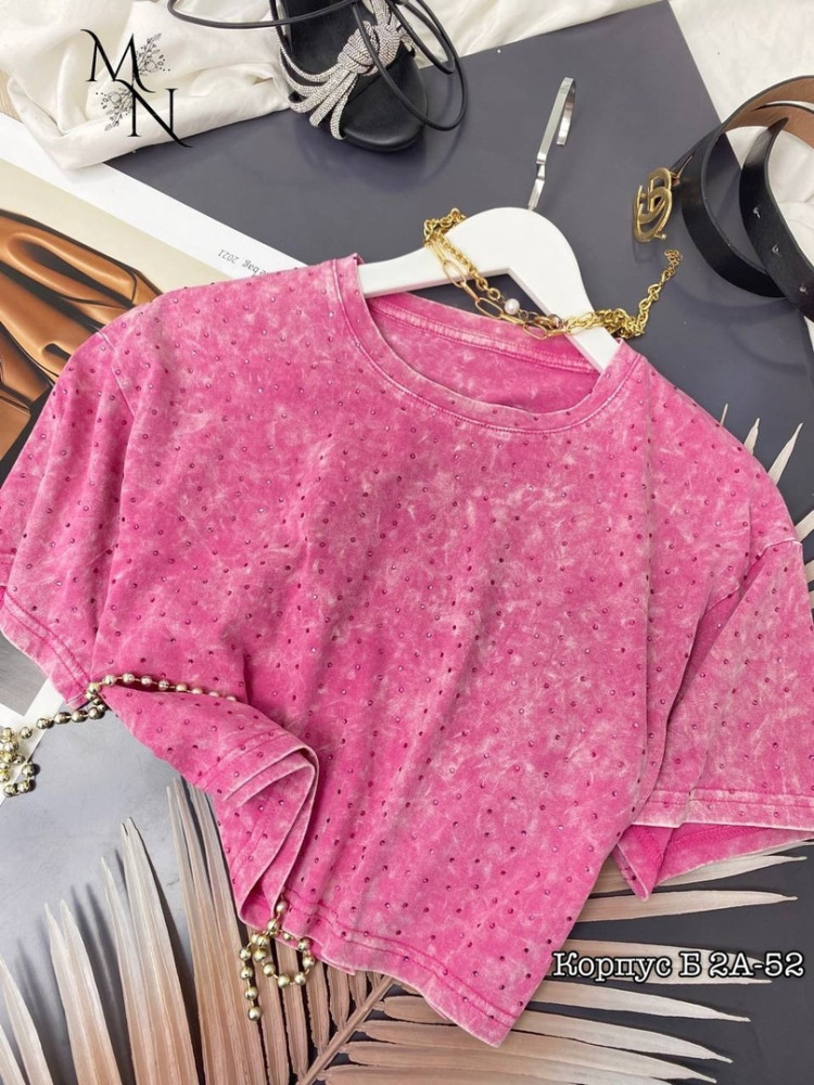 Женская футболка розовая купить в Интернет-магазине Садовод База - цена 799 руб Садовод интернет-каталог