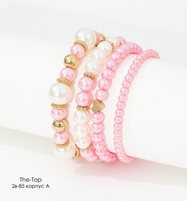 Набор жемчужных браслетов 4в1 купить в Интернет-магазине Садовод База - цена 170 руб Садовод интернет-каталог