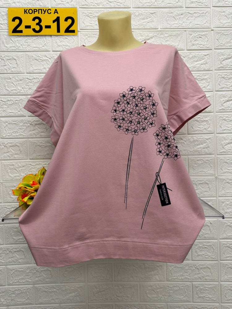 Женская футболка розовая купить в Интернет-магазине Садовод База - цена 650 руб Садовод интернет-каталог