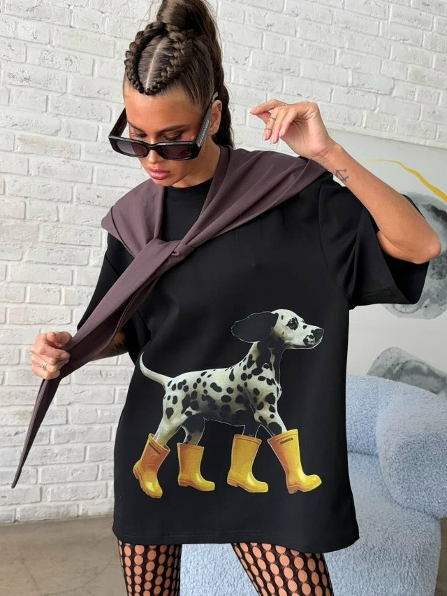 Женская футболка черная купить в Интернет-магазине Садовод База - цена 3000 руб Садовод интернет-каталог