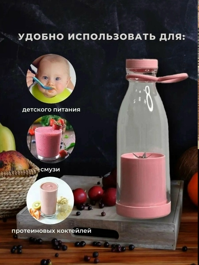 Портативный блендер бутылка купить в Интернет-магазине Садовод База - цена 250 руб Садовод интернет-каталог