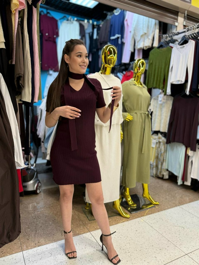 Платье фиолетовое купить в Интернет-магазине Садовод База - цена 1200 руб Садовод интернет-каталог