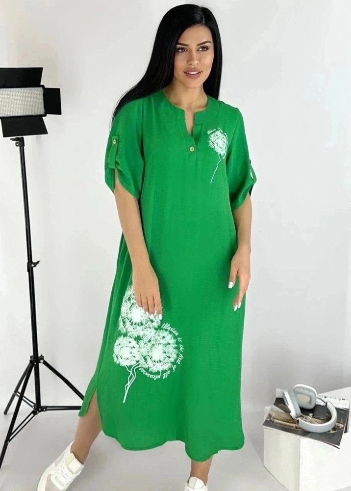 Платье косоворотка с интересным принтом купить в Интернет-магазине Садовод База - цена 800 руб Садовод интернет-каталог