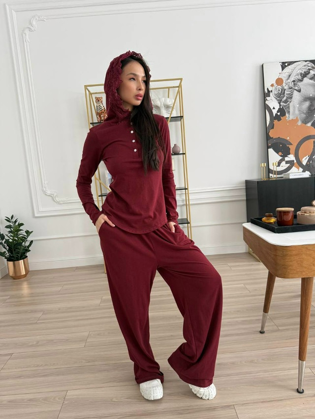 Женский костюм бордовый купить в Интернет-магазине Садовод База - цена 2400 руб Садовод интернет-каталог