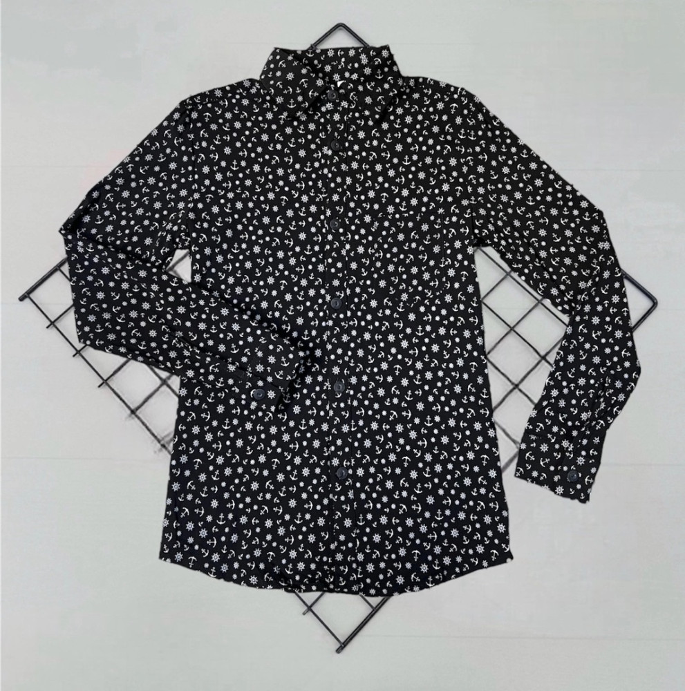 Детская рубашка черная купить в Интернет-магазине Садовод База - цена 200 руб Садовод интернет-каталог