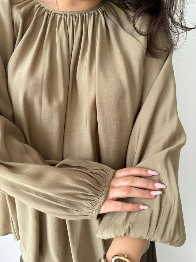 блузка хаки купить в Интернет-магазине Садовод База - цена 1400 руб Садовод интернет-каталог