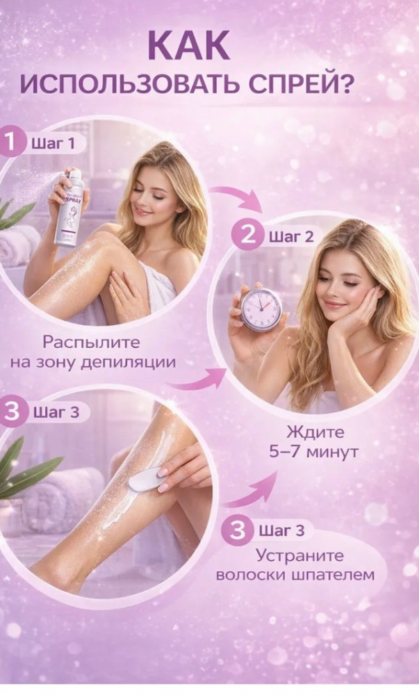 Спрей депилятор купить в Интернет-магазине Садовод База - цена 150 руб Садовод интернет-каталог