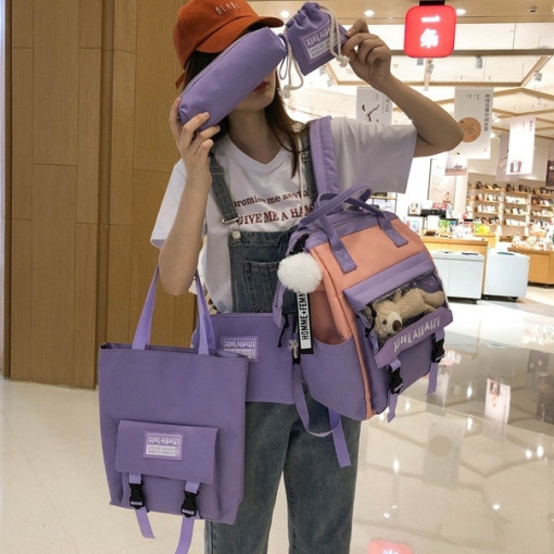 Рюкзак + шопер + сумка маленькая + пинал,сумка для мелочи САДОВОД официальный интернет-каталог