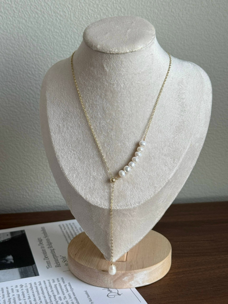 🤍Колье с натуральным  жемчугом купить в Интернет-магазине Садовод База - цена 350 руб Садовод интернет-каталог