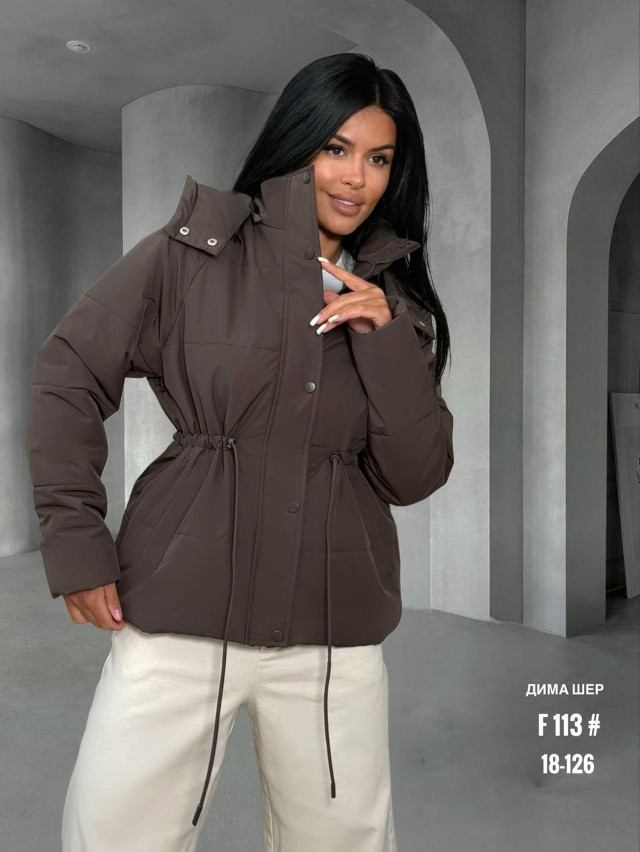 Куртка женская коричневая
