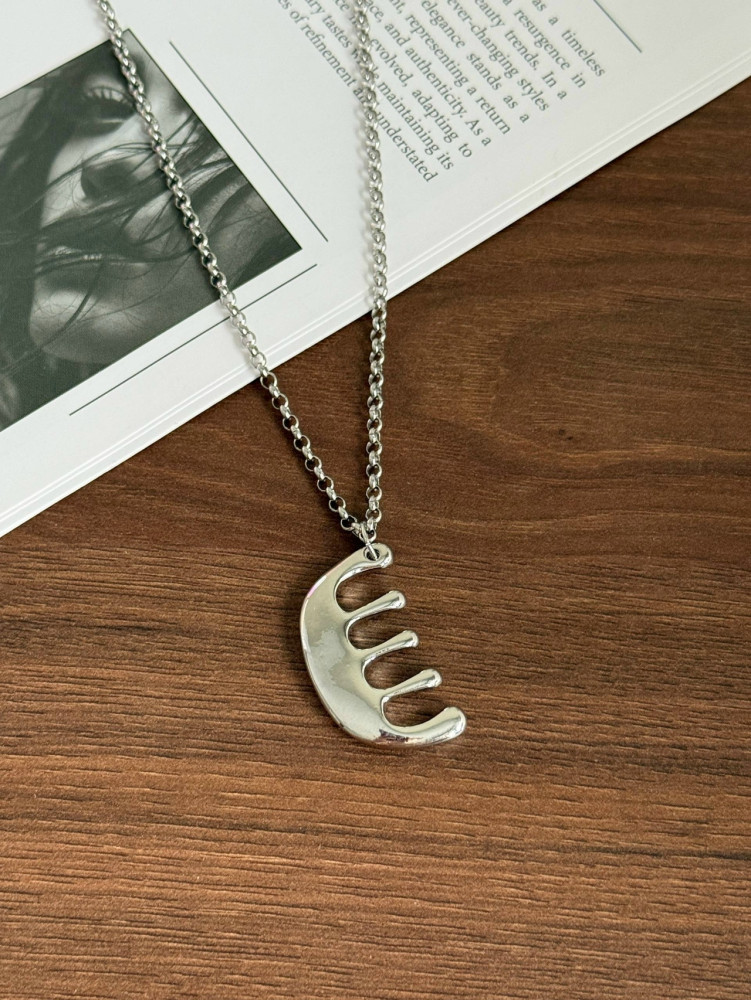 ✨ Кулон на длинном цепочке «гребень» купить в Интернет-магазине Садовод База - цена 250 руб Садовод интернет-каталог