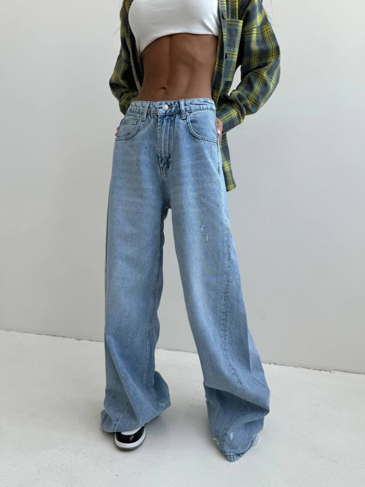 джинсы синие купить в Интернет-магазине Садовод База - цена 3100 руб Садовод интернет-каталог